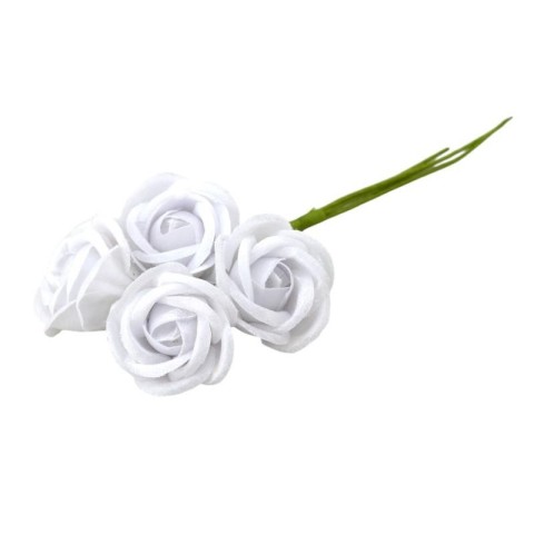 ROSA LAME PICCOLA BIANCA